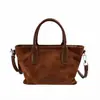Bolso tote grande simple y retro para mujer, nuevo diseño casual y moderno, gran capacidad, adecuado para ir al trabajo, se puede llevar en la mano o usar como bolso de hombro