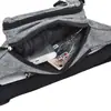Riñonera Deportiva Multifuncional para Hombres y Mujeres de Gran Capacidad para Recolectar Efectivo Bolsa para Recolectar Efectivo Bolso de Pecho de Lona para Negocios Bolsa para Teléfono Móvil