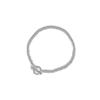 Collar Minimalista de Moda Plateado con Cierre de Pinza, Cadena para Suéter para Mujer, Estilo a Juego para Pareja, Apilable