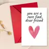 Tarjeta de San Valentín Nueva Transfronteriza con Juego de Sobres para Parejas y Amantes Tarjeta Plegable con Mensaje de Bendición Escrito a Mano