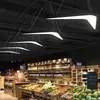 Luz de Flecha en Forma de V Lámpara de Modelado LED Oficina Gimnasio Gran Centro Comercial Pasillo Estilo Industrial Lámpara Colgante Luz Antiazul