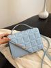 Bolso Pequeño de Moda para Mujer con Bordado Lingge Bolso Bandolera de Hombro para Mujer 2024 Bolso Cuadrado Pequeño Casual Portátil para Viajero