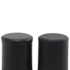 Juego de Taza y Dados Negra Piel PU Terciopelo Taza Silenciosa para Dados Juego de Entretenimiento Interior Ajedrez y Cartas Taza para Dados Personalización