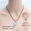 Colar de corda de couro encerado DIY com pingente pendurado Corda de pingente à prova d'água sólida Cor preta vermelha para homens e mulheres Clavícula Jade pingente de ouro Corda de pingente