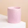 Contenedor de vela personalizado de fábrica DIY color macarrón redondo para el hogar sala de estar incienso aromático regalo a mano