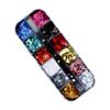Fornecimento transfronteiriço de explosivos Net vermelho unha jóias 12-color laser fluorescente Magic Butterfly lantejoulas decoração de unhas prego