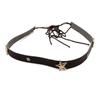 Sombrero de Paja Transfronterizo Sombrero de Vaquero Cinturón Especial Accesorios Estilo Artístico Retro Étnico Cinturón para Sombrero Cinturón Decorativo Retro para Sombrero