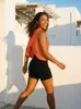 Top de Secado Rápido Fresco con Hermoso Diseño en la Espalda, Ropa de Gimnasio, Top para Correr al Aire Libre y Yoga, Camiseta de Tirantes para Yoga, Seda de Hielo