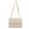 Bolso de Mano de Moda para Mujer Estilo Coreano Cadena Personalidad Elegante Bolso Cuadrado Pequeño 2026 Nueva Moda Color Sólido Bolso de Hombro Cruzado