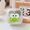Huevo de Belleza No Absorbe Polvo, Esponja para Cushion Húmedo y Seco, Huevo de Maquillaje, Maquillaje Facial, Base de Maquillaje Súper Suave, Caja de Almacenamiento de Dibujos Animados