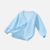Casaco à Prova de Frio para Bebê Novo Tipo A Cardigan de Tricô para Meninos e Meninas Verão Camiseta Fina Camisa de Ar Condicionado para Meninas