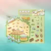Pegatinas Grandes de Paisajismo Nuevas Pegatinas de Escena Miniatura Apilables Pegatinas de Cabaña Estéreo Descompresión Pegatinas de Paisajismo Hechas a Mano para Niños