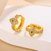 Brincos Super Brilhantes de Olho de Diabo Rosqueáveis, Mini Simples, Unhas de Cartilagem Auricular Compactas e Delicadas, Não é Necessário Remover os Piercings ao Dormir