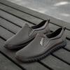 Four Seasons low-top sapatos impermeáveis masculinos de moda curta botas de chuva para adultos antiderrapantes resistentes ao desgaste sapatos de plástico de trabalho de cozinha ao ar livre
