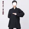 Ropa Taoísta de Verano Wudang para Mujer, Ropa Taoísta para Hombre, Cuello Taoísta, Túnica Taoísta de Tres Claros, Ropa Elegante de Práctica, Ropa para Laicos de Meditación Zen