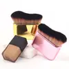 Brocha para Base de Maquillaje Grande Ondulada al por Mayor Transfronteriza, Brocha para Cuidado de la Piel Corporal con Crema BB sin Marcas, Brocha Plana de Bambú, Brocha Suave sin Marcas