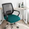 Funda para Silla de Computadora Engrosada Cubierta para Silla Giratoria de Oficina Cubierta Elástica para Asiento Cubierta Universal para Asiento Cubierta Simple para Taburete