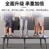 Mesa de conferência espessa, mesa longa, escrivaninha simples moderna, mesa de escritório/jantar longa para sala de conferências pequena, mesa e cadeiras para treinamento e leitura