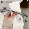 Novos Óculos com Armação Fotocromática Anti-Luz Azul, Modernos, Podem Ser Equipados com Lentes de Grau, Versáteis e Retrô, Essenciais para um Look Natural