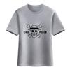 Nueva camiseta de One Piece Anime bidimensional para hombre y mujer, camiseta de verano de algodón de manga corta con la bandera de calavera pirata de Luffy Solon