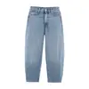 Comércio Exterior 2026 Outono Novo Estilo Europeu e Americano Moda Feminina Casual Solto Cintura Alta Afunilado Jeans 6840107