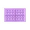 Tapete de Silicone Popular para Assar Waffles Transfronteiriço para Uso no Forno, Forma Quadrada para Bolo, Assadeira com Grelha, Forma Antiaderente para Biscoitos