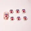 Año Nuevo Dios de la Fortuna Gato de la Suerte Dibujo Animado Accesorios para Uñas Lindos Accesorios Tridimensionales para Uñas Aretes Materiales DIY Accesorios