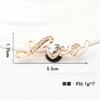 Accesorios para zapatos de mujer con agujeros de celebridades de Internet, accesorios de bricolaje con perlas y diamantes de imitación, hebilla extraíble para zapatos, hebilla en forma de I con forma de flor para zapatos.