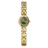 Myar Estilo Vintage Oval Retrô Simples Mostrador Pequeno Exquisito Compacto Relógio Feminino Elegante Relógio Feminino Modelo Transfronteiriço