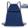 Mochila con Cordón con Logo Personalizado, Mochila Deportiva Unisex para Fitness, Bolsa Ligera de Baloncesto con Cremallera, Bolsita Portátil