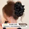 Novo Estilo de Presilha de Cabelo 2026 com Toque de Luxo, Piranha Floral Simples, Presilha de Garra Grande de Acrílico para Cabelos Grossos