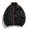 Nueva Chaqueta de Solapa para Hombre de Primavera y Otoño Estilo Coreano Moderna Deportiva Casual Traje Superior Elegante Fabricante Venta al por Mayor
