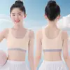 Roupa Íntima Feminina de Verão Anti-Impacto, Malha Fina Respirável, Sem Costura, Confortável, Para Meninas Estudantes, Sutiã com Costas Bonitas