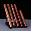 Tubo de Incienso Portainciensos de Madera Artesanía de Bambú Set de Cubo de Incienso Incienso de Madera de Ébano Comercial Accesorios para Tubo de Incienso