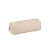 Bolsa de Papelaria Portátil à Prova d'Água de Grande Capacidade em Couro Estojo de Lápis 3D em Couro Bolsa Ita Simples Bolsa de Armazenamento com Zíper