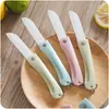 Cuchillo de Cerámica para Fruta de Cocina, Cuchillo para Fruta, Cuchillo Plegable de Cadena, Mini Cuchillo Portátil para Pelar del Hogar, Cuchillo para Suplementos Alimenticios