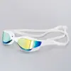 Gafas de Natación Profesionales Personalizadas para Competición, Lentes de Natación Impermeables y Antivaho de Alta Definición, Se Pueden Imprimir con Logo, Antivaho de Alta Transparencia para Buceo