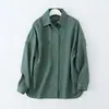 20262026 Jaqueta Camisa Jeans Lavada Casual Urbana Feminina Europeia e Americana Cruzada Primavera e Outono