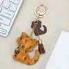 Colgante de Bolsa de Gatito de Dibujos Animados Colgante Creativo para Llavero de Coche Parche para Funda de Teléfono Móvil de Gatito Colgante de Correa de Muñeca