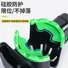 JOHORSE Portabidón de Bicicleta 2 en 1 Portateléfono Montaje Rápido sin Herramientas Ajuste de 360 Grados Portavasos para Patinete Eléctrico