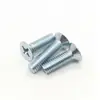 Tornillos para Máquina de Cabeza Avellanada Phillips de Color Blanco Zinc Galvanizado Tornillo para Máquina de Cabeza Plana Phillips Tornillo M2-M8