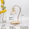 Lámpara de Cera Fundida para Aromaterapia Vidrio Sin Fuego Vela Aromática Dormitorio Mesita de Noche Escritorio Luz Lámpara de Mesa Decorativa de Lujo Regalo Transfronterizo