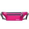 Riñonera deportiva ultra delgada de ajuste ceñido a la cintura para hombre y mujer, impermeable, riñonera de cintura para fitness, bolso de hombro informal, bolso para teléfono móvil de obra, venta al por mayor