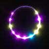 Os fabricantes fornecem USB recarregável cão coleira luminosa animal de advertência luz LED flash silicone coleira gato e cão Universal