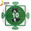 Fornecimento direto da fábrica padrão de valor facial 13,5G chip de argila moeda pode adicionar LOGO Texas Hold'em jogo moeda filme