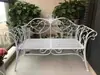 Sofá de Hierro Forjado de Moda, Silla Doble, Banco de Parque, Silla de Salón para Patio Exterior de Jardín Balcón, Venta al por Mayor, Engrosado