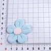 Tecido estilo coreano, florzinhas coloridas e nó de borboleta, produtos semiacabados para DIY, acessórios decorativos feitos à mão para roupas, acessórios para bebê no atacado