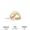 Anillo geométrico abierto de cruz con incrustaciones de circón de lujo ligero europeo y americano, girasol, elegante, de alta calidad, ajustable