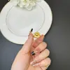 Nuevo Anillo Chapado en Oro Vietnamita, Estilo Versátil de Lujo Ligero, Anillo Abierto Huevo de Paloma Hueco, Joyería Transfronteriza Simple Fabricante