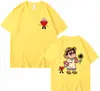 Camiseta de Manga Curta Shin-Chan para Mulheres, Primavera/Verão 2024, Corte Solto, Emagrecedora, Versátil, Camada Base, Nova Moda